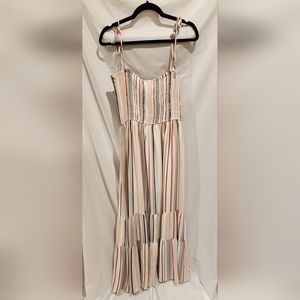 Colorful Striped Maxi Dress